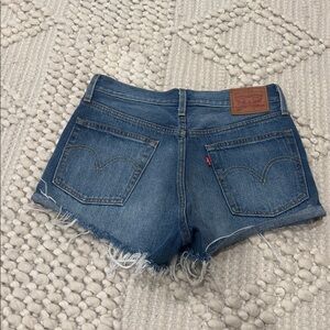 Levi's 501 Blue Denim Shorts 27